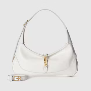 Gucci Jackie Slim shoulder bag in white leather