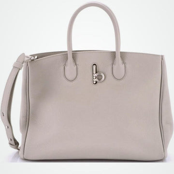 Burberry Small Rocking Horse Tote Bag in grey leather